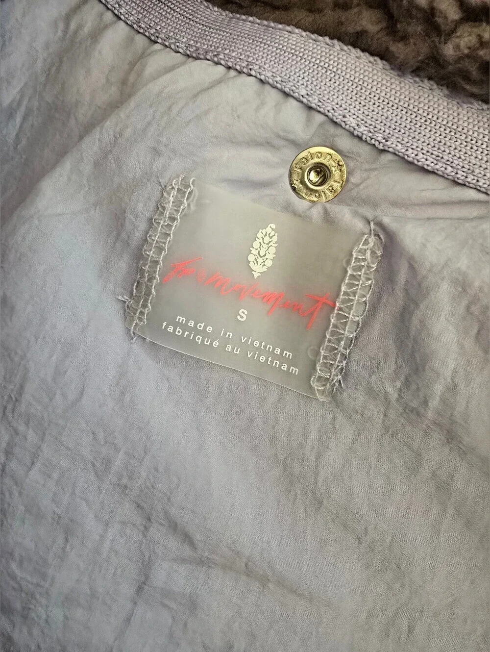 Free People Movement Avendure Waits Fleece Vest Sz S